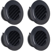 Wadoy 4-inch soffit vent with mesh screen blocks debris while allowing airflow.