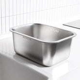 WAGENSTEIGER 10L washing bowl viewed from top, ideal for dishwashing and soaking.