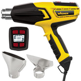 Wagner FURNO 700 LCD screen shows precise settings for accurate heat control.