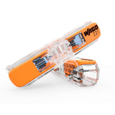WAGO 221-2411 lever-nuts with transparent housing for quick, tool-free splicing