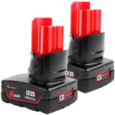 Waitley 12V 6Ah battery front view for easy handling.