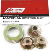 Wal-Board brass texture hopper gun orifice set for precise drywall texture spray