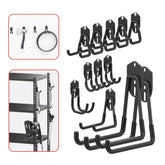 WALMANN garage storage hooks on wall-mount for organized tools