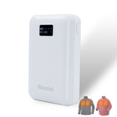 Wamlet 12V heated battery compatible with Milwaukee powering warmth on the job.