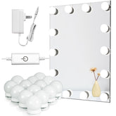 Waneway 14-bulb vanity light strip for even makeup illumination