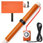 WARMOASIS PVC heat blanket showing integrated design for simple use