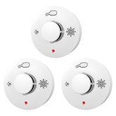 WARROXIDE smoke detector front view for discreet hallway protection.