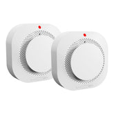 WARROXIDE smoke detector front view with alarm and LED indicator for quick awareness