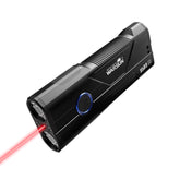 WARSUN X608S rechargeable flashlight with compact aluminum body for easy carry