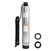Wassermann 4inch bottom-suction pump with 33ft cable for deep-well transfer
