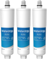 Waterdrop AP431 replacement cartridge for AP430SS prevents mineral buildup in appliances.