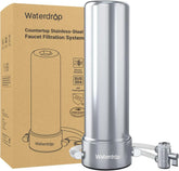 Waterdrop WD-CTF-02 mounted on a standard kitchen faucet for convenient filtered water.