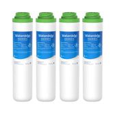 Waterdrop FQK2J under-sink filter four-pack ready for GE systems, reliable at-home filtration.
