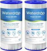 Waterdrop FXHSC two-pack filters shown for home water clarity