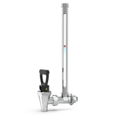 Waterdrop sight glass spigot with clear view of water level.