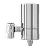 Waterdrop sink faucet filter with 360° rotating spout for easy access.
