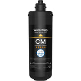 Waterdrop WD-10CM under-sink filter installation showing quick setup.