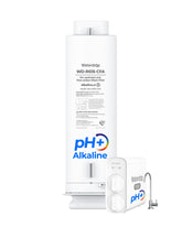 Waterdrop WD-G5P500A-CF filter front view for under-sink installation with compact design.