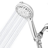 Waterpik ShowerClean Pro handle with versatile spray options for daily showers.