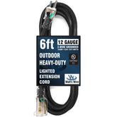 Watt's Wire 6ft outdoor waterproof extension cord for reliable power outdoors