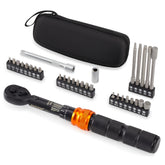 Waxtron bike torque wrench with quarter-inch drive for precise on-bike adjustments.
