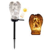 WAYDA cemetery angel lamp, solar-powered outdoor illumination for graves and memorial spaces