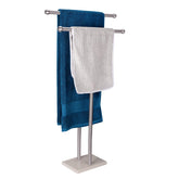 WAYDELI marble base close-up highlighting sturdy stability for daily towel use