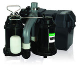 Wayne half-hp sump pump with vertical float switch for basement installation