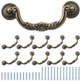 Waziaqoc antique drop bail pulls with 5inch center hole for durable cabinets