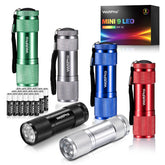 WdtPro LED mini flashlight blue, compact light for quick emergencies and night tasks