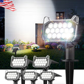 WdtPro solar spot light tree beam highlights garden trees with bright, even illumination