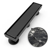 WEBANG 12-inch rectangular shower drain with cover for quick water exit