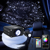 WEBUPAR starlight headliner engine powering a star-filled car ceiling for enhanced ambiance