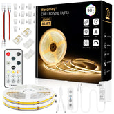 Wefomey COB LED strip with remote for easy dimming in any room.