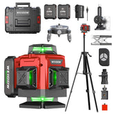 WEIDDW 360° laser level front view for precise indoor layouts.
