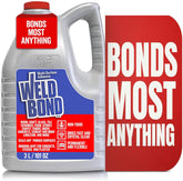 Weldbond glue bottle pour illustrates strong, clear wood bonding for projects.
