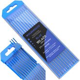 WelderElite WL20 blue 2% lanthanated tungsten 1/16 x 7 inch enables reliable arc start.