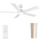 Wellspeed 52-inch outdoor ceiling fan with remote for versatile cooling and lighting