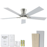Wellspeed 52-inch ceiling fan with remote for quiet living room cooling