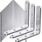 WENQUIT 25Pcs angle brackets 4x4 for sturdy shelf reinforcement