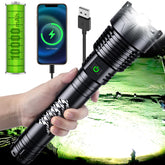 Weoxi long-handle flashlight with secure grip for camping and hiking
