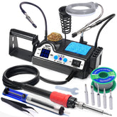 WEP 927-IV soldering station front view showing compact, space-saving design.