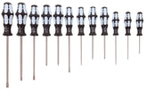 Wera 3334/12 stainless screwdriver set full view shows durable blades for varied tasks.