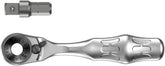 Wera 5073230001 8001 A quarter inch square drive ratchet in compact form for tight spaces