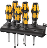 Wera 932/6 rack set full view shows organized toolkit for quick access