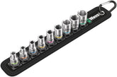 Wera Belt 4 socket set with 1/4 drive for quick, portable access.
