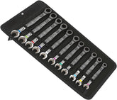 Wera Joker wrench with holding function secures fasteners during setup.