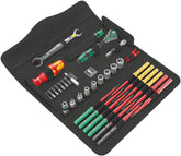 Wera Kraftform Kompakt W 2 Maintenance case-open view shows 35 tools for versatile tasks