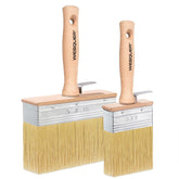 Wesquer deck stain brush 2-piece set for precise edges and quick coverage