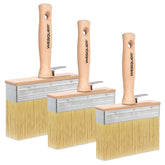 Wesquer deck stain brush edge 4x12cm for clean edge application